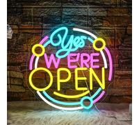 LKHLTBF G,Open Neon Sign Wall Mounted Neon Lights for Bedroom LED Business Signs Office Man Beer Club Bar Neon Sign Christmas Party Gifts for Kids Neon Sign