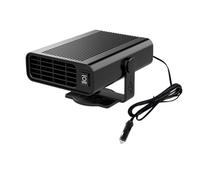 LKHSYAN Portable Car Heater Defroster,12V Windshield Defroster & Defogger 2 in 1 Fast Heating/Cooling Automobile Heater Demister Vehicle Heater Fan Cigarette (Black)