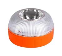 LKHSYAN V16 Emergency Warning Light for Car & Truck - Magnetic Base, Rechargeable LED Road Flare，360° Safety Beacon Flashing/Yellow & Steady/White Modes
