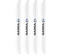 LKILFUWX 4Pcs Car Door Edge Protectors, For Volvo XC90 XC70 XC60 XC40 V90 V70 V60 V40 Anti-Scratch Car Door Protection Strip Buffer Trim Front and Rear Bumper Guard,A