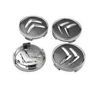 LKILFUWX 4Pcs Car Hub Centre Caps, for Citroen C3 C4 C5 Elysee Berling Xsara Picasso Cactus DS3 DS4 DS6 60mm Wear Resistant Anti Rust Hub Centre Caps Car Wheel Centre Badges Wheel Trim Sticker,C