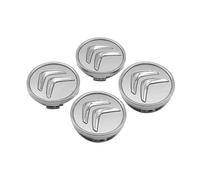 LKILFUWX 4Pcs Car Hub Centre Caps, for Citroen C3 C4 C5 Elysee Berling Xsara Picasso Cactus DS3 DS4 DS6 60mm Wear Resistant Anti Rust Hub Centre Caps Car Wheel Centre Badges Wheel Trim Sticker,B