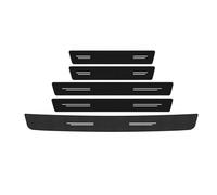 LKILFUWX 5 PCS Car Door Sill Protector, for Hyundai I40 i20 I30 i35 Welcome Pedal Decorative Strips Threshold Scuff Plate Protective Stickers Accessories