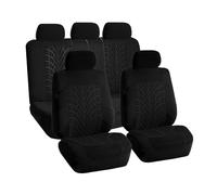 LKILFUWX Car Seat Covers, for JAZZ Fit 2007-2014 Comfortable Breathable Front and Rear Automotive Seat Covers Full Seat Protectors Interior Accessories,A