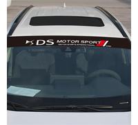 LKILFUWX Car Windshield Sticker, For Citroen DS3 DS4 DS5 DS6 DS7 Car Front Rear Window Windshield banner Car Sun Strip Windshield Decal Sticker Styling Decoration