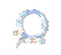 LKingel Ballet Beaded Bracelets for Teens Cute Cartoon Ballerina Dancer Beaded Bracelet Dance Recital Gifts Ballerina Friendship Bracelets Ballet Dancer Party Outfits Accessories