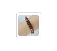 LKingel Chunky Resin Bangle Bracelets for Women Charm Beads Stretch Bracelet Vintage Pearl Bracelet Acrylic Wrist Band Bracelets Jewelry Gift for Women, 5.5 UK, Alloy Steel, No Gemstone