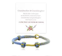LKingel For Granddaughter Bracelets - A Link That Can Never Be Undone Peach Knot Bracelet Granddaughter Bracelet from Grandma Adjustable Braided Bracelet Forever Brave Strong Bracelet Infinity Heart