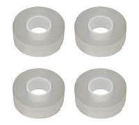 Lkionmfvz 4 Rolls Double Sided Mounting Tape, Strong Adhesive Clear Tape, Reusable Cuttable Transparent Two Sided Tape for Posters, Hooks, Car Decoration, Includes 9.8ft Long Each Roll with