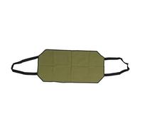 Lkionmfvz Large Canvas Firewood Carrier Log Bag, Indoor Fireplace Log Holder, Portable Wearproof Firewood Bag with Double Straps, Sturdy Reinforced Canvas Material for Camping Gardening Stor (Green)