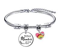 LKJHGF Grandma Gift Bracelet Ladies Birthday Gift Mother's Day Gift for Grandma "Best Granny of All Earth" Christmas Gifts