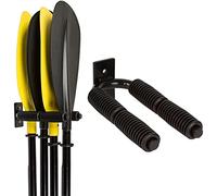 LKJYBG Kayak Storage Paddle Board Rack, Wall Mounted Utility Hanging Cradle Rack for Canoe Paddle Board, Surfboard Wall Mount & Garage Hanger Hooks, Paddleboard Accessories black