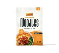 Lee Kum Kee Dan Dan Noodle Kit 213 g Pack of 1, Ready in 3 Minutes, Sichuan Style, Handmade-Style Semi-Dried Ramen Noodles with Sesame, Peanut and Chilli Sauce