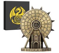 LKKCHER DESIGN DND Ferris Wheel Dice Spiner, Roulette Wheel Game Set, D&D Starter Set, Metal Dice for Role Playing, DND Gifts with Dragon Box, Tabletop Games Accessories, Steampunk for Men Women