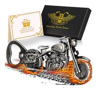 LKKCHER Motorbike Bottle Openers, Unique Dark Silver Motorcycle Gift for Dad, Husband or Boyfriend, Beer Gift for Him