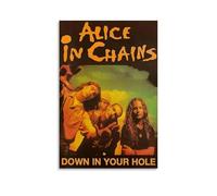 LKKHPEP Alice in Chains Poster Down in A Hole Album Poster Canvas Wall Art Decorative Home Decor Painting for Living Room Bedroom 12x18inch(30x45cm) Unframe-style