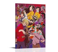 LKKHPEP Anime Poster Banana Fish Poster Canvas Wall Art Decorative Home Decor Painting for Living Room Bedroom 12x18inch(30x45cm) Frame-style