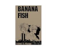 LKKHPEP Banana Fish Anime Poster Poster Canvas Wall Art Decorative Home Decor Painting for Living Room Bedroom 12x18inch(30x45cm) Unframe-style