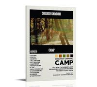 LKKHPEP Childish Poster Gambino Album Camp Poster Canvas Wall Art Decorative Home Decor Painting for Living Room Bedroom 08x12inch(20x30cm) Frame-style