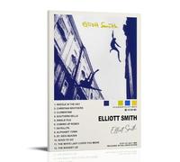 LKKHPEP Elliott Smith Poster Album Elliott Smith Poster Canvas Wall Art Decorative Home Decor Painting for Living Room Bedroom 12x18inch(30x45cm) Frame-style