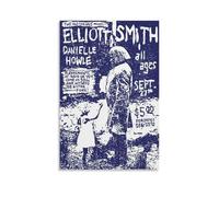 LKKHPEP Elliott Smith Poster Tour Poster Canvas Wall Art Decorative Home Decor Painting for Living Room Bedroom 12x18inch(30x45cm) Unframe-style