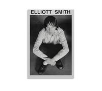 LKKHPEP Elliott Smith Poster Vintage Black And White Poster Canvas Wall Art Decorative Home Decor Painting for Living Room Bedroom 12x18inch(30x45cm) Unframe-style