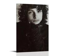 LKKHPEP Finn Poster Wolfhard Vintage Black And White Poster Canvas Wall Art Decorative Home Decor Painting for Living Room Bedroom 08x12inch(20x30cm) Frame-style