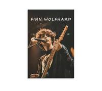 LKKHPEP Finn Poster Wolfhard Vintage Black And White Poster Canvas Wall Art Decorative Home Decor Painting for Living Room Bedroom 12x18inch(30x45cm) Unframe-style