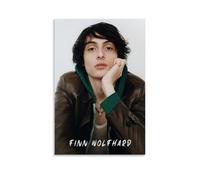 LKKHPEP Finn Poster Wolfhard Vintage Poster Canvas Wall Art Decorative Home Decor Painting for Living Room Bedroom 16x24inch(40x60cm) Unframe-style