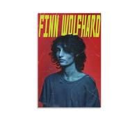 LKKHPEP Finn Poster Wolfhard Vintage Poster Canvas Wall Art Decorative Home Decor Painting for Living Room Bedroom 12x18inch(30x45cm) Unframe-style