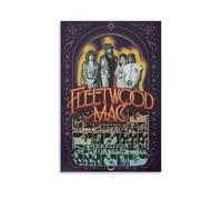 LKKHPEP Fleetwood Poster Mac Vintage Concert Tour Poster Canvas Wall Art Decorative Home Decor Painting for Living Room Bedroom 12x18inch(30x45cm) Unframe-style