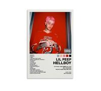 LKKHPEP Lil Poster Peep-Hellboy-Album Poster Canvas Wall Art Decorative Home Decor Painting for Living Room Bedroom 16x24inch(40x60cm) Unframe-style