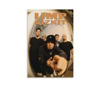 LKKHPEP Limp Poster Bizkit-Metal Band Vintage Poster Canvas Wall Art Decorative Home Decor Painting for Living Room Bedroom 08x12inch(20x30cm) Unframe-style