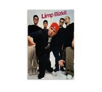 LKKHPEP Limp Poster Bizkit-Nu Metal Band Poster Canvas Wall Art Decorative Home Decor Painting for Living Room Bedroom 12x18inch(30x45cm) Unframe-style