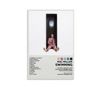LKKHPEP Mac Poster Miller Swimming Album Poster Canvas Wall Art Decorative Home Decor Painting for Living Room Bedroom 12x18inch(30x45cm) Unframe-style