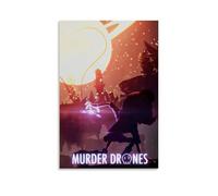 LKKHPEP Murder Poster Drones Anime Poster Canvas Wall Art Decorative Home Decor Painting for Living Room Bedroom 12x18inch(30x45cm) Unframe-style