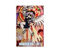 LKKHPEP Murder Poster Drones Anime Poster Canvas Wall Art Decorative Home Decor Painting for Living Room Bedroom 12x18inch(30x45cm) Unframe-style