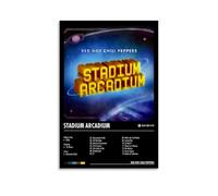 LKKHPEP Red Hot Chili Peppers Poster Stadium Arcadium Poster Canvas Wall Art Decorative Home Decor Painting for Living Room Bedroom 16x24inch(40x60cm) Unframe-style