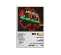 LKKHPEP Red Hot Chili Peppers Poster Unlimited Love Album Poster Canvas Wall Art Decorative Home Decor Painting for Living Room Bedroom 12x18inch(30x45cm) Unframe-style