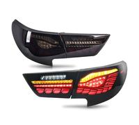 LKKJJYH Car Taillights for Toyota Reiz 2013 2014 2015 2016 2017, Trailer Lights, Rear Brake Lamp, Rear Lights with Sequential Turn Signal Indicators, Car Accessories,Smoke