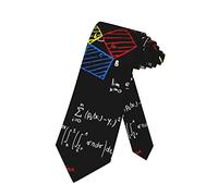 LKKPT Men's Necktie Math Formulas Teacher Gift Tie Polyester Neck Tie Great Gift For Wedding Party Groom Groomsmen, 143-145cm
