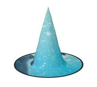 LKLDDPZB Winter The Dolphin Printed Halloween Witch Hat For Women And Men Pointy Hat Decoration Cosplay