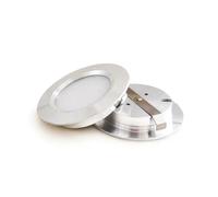 LKLNCXC Led spotlights Mini Downlight LED 12V Ultra-Thin 3W 5W 7W Embedded Spotlight Ceiling Kitchen Bathroom Mirror Headlights Built In Spot Light(White Body,NATURE WHITE-3W DC12V)