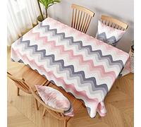 LKLNCXC Tablecloth Water Polyester Checkered Table Cloth Oblong Dining cover for Home Restaurant Party Buffet Picnic,pink-01,130x200cm(Pink-01,130x130CM)