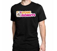 LKMGFD Doin Donuts Turbo T-Shirt Black JDM Boost Mechanic Funny Snap On Racing Black(X-Large)