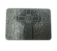 LKMY Celtic Knot Oval Belt Buckle,American Keltic Irish Scottish Celtic Cross For Mens Womens