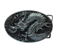LKMY Chinese Dragon 3D Belt Buckle,Mythical Themed Authentic Dragon Designs (dragon01), Buckle:Approx 3.5inch X 2.4inch.