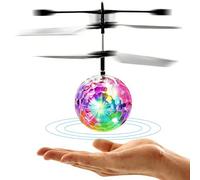 LKNBIF Flying Ball Toys, Flying Rotating Hover Ball, Globe Shape Magic Controller with Colorful Lights Spinner, Indoor and Outdoor, Family and Boys and Girls Toys Gift