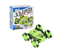 LKNBIF Pull Back Car Toys, 4WD Play Vehicles Model Rotation Off-road Inertia Truck Jumping Stunt Cars Double-Sided Friction Powered Vehicles Toys for 3-10 Year Old Boys Girls Gift