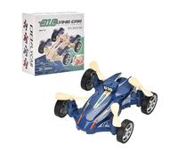 LKNBIF Pull Back Toy Cars, Double-Sided Friction Powered Vehicles Jumping Stunt Car 4WD Model Play Vehicles Rotation Off-road Inertia Truck Toys for 3-10 Year Old Boys Girls Gift